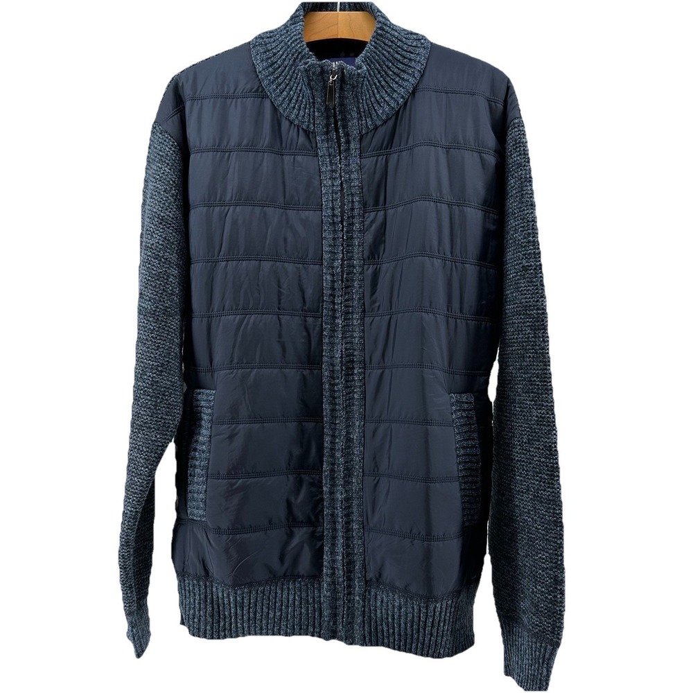 Billy London - XL - Knit & Puffer Jacket Sweater Fleece-Lined Hybrid Athleisure